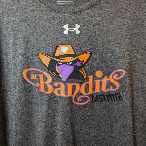ai Bandits Softball Under Armour tee. Size large. - Picture 3 of 4